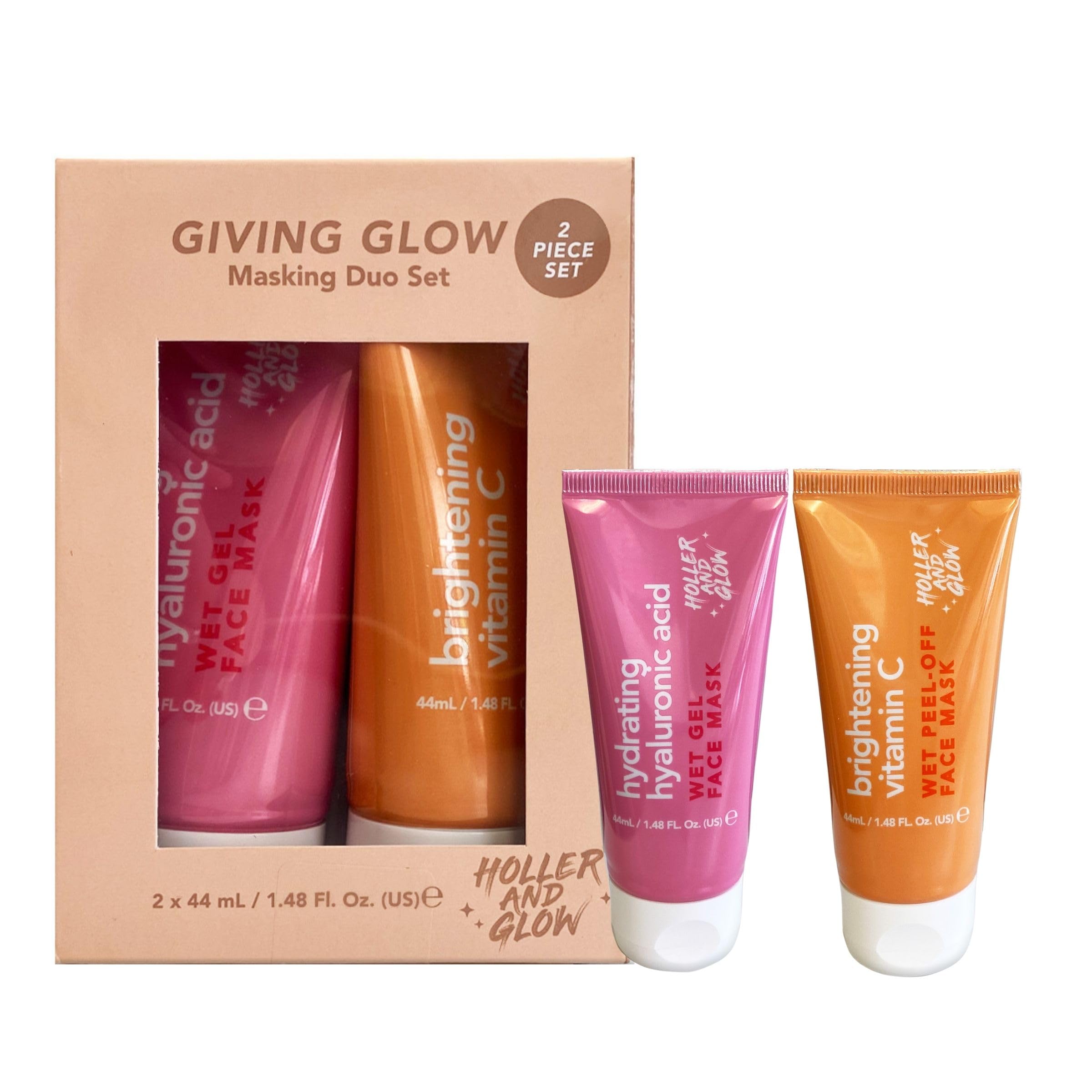 Amazon.com : Holler And Glow Giving Glow Masking Duo, Drench Gel
